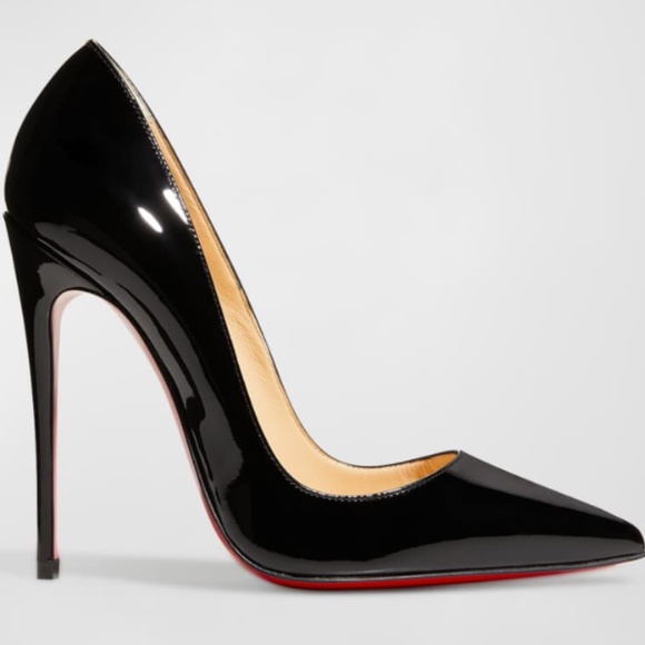 Christian Louboutin So Kate Patent Pointed-Toe Red Sole Pump - Picture 1 of 9